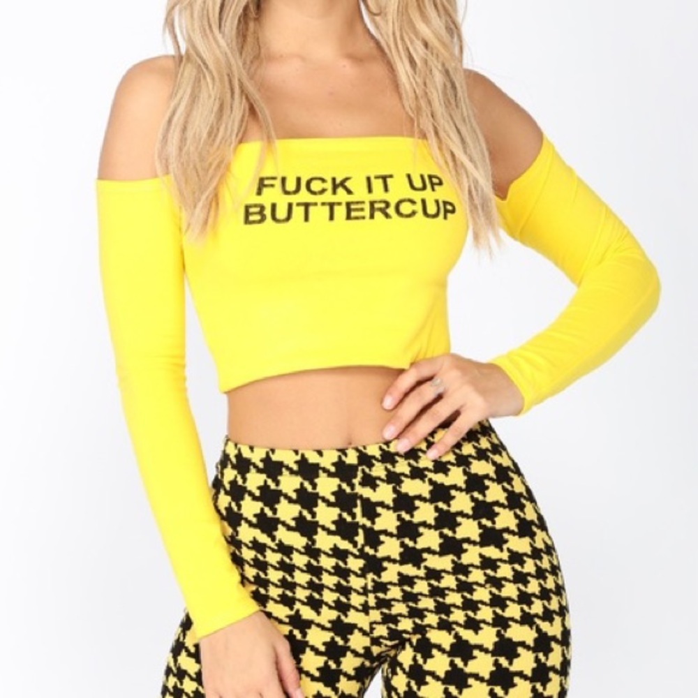 Fuck it up buttercup top! 💛